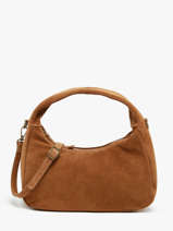 Handtassen Velvet Leder Milano Bruin velvet VE24114